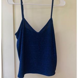 Sparkly blue Tank - Urban Outfitters